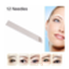 # 12 3D Augenbrauen Sticknadeln, 3D Microblading Blade.